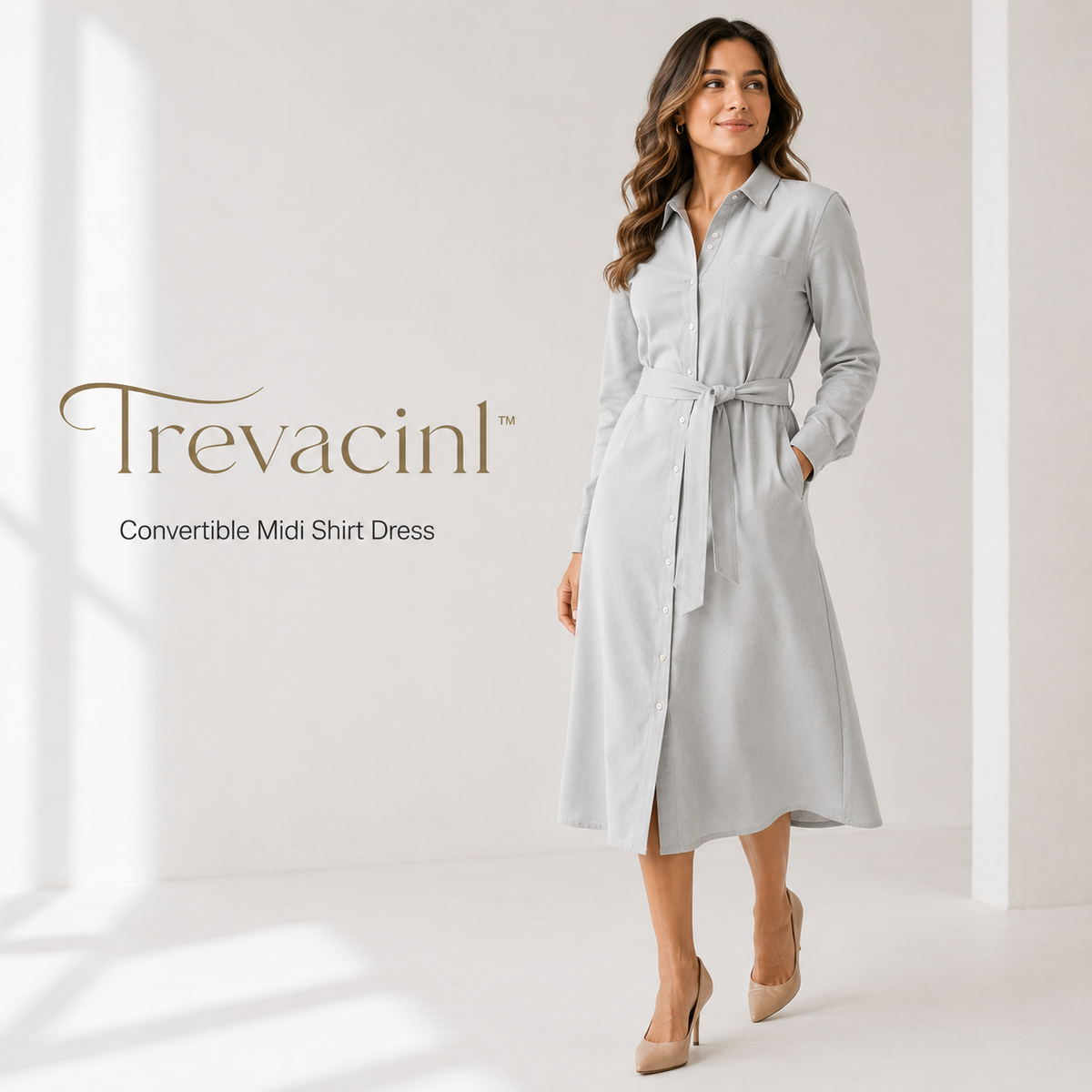 Trevacinl™ Solene Women’s Soft-Knit Blazer Cardigan | Lightweight Business Office Jacket